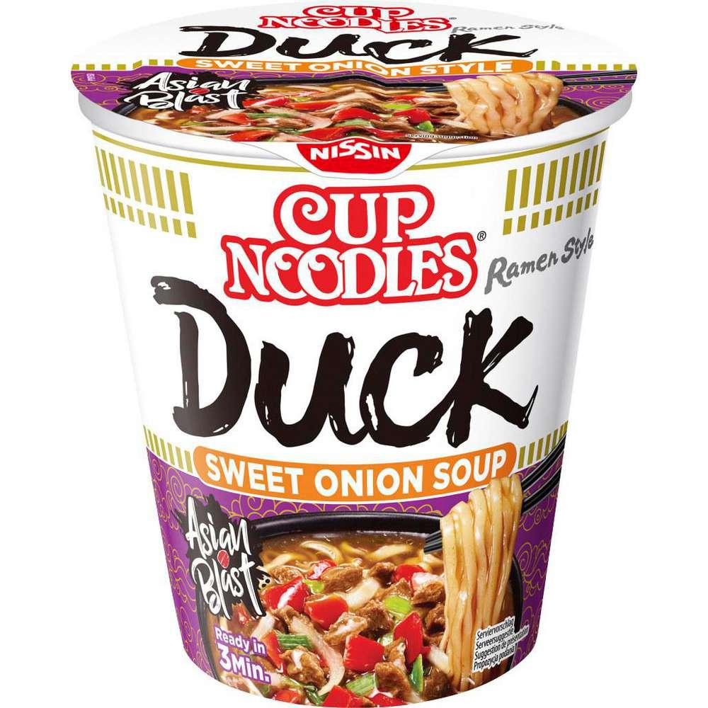 Noodle soup Cup Noodles, duck