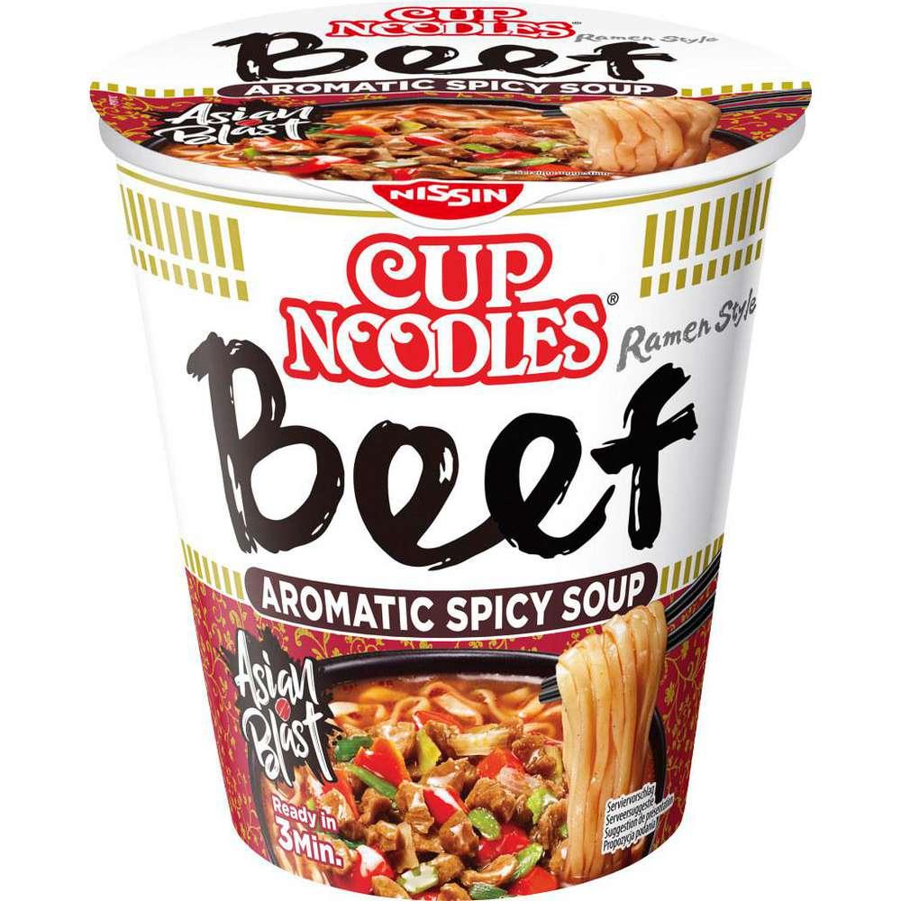 Noodle soup Cup Noodles, beef