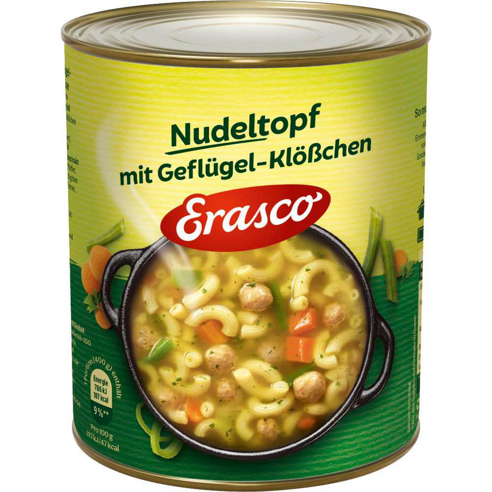 Noodle pot with chicken dumplings