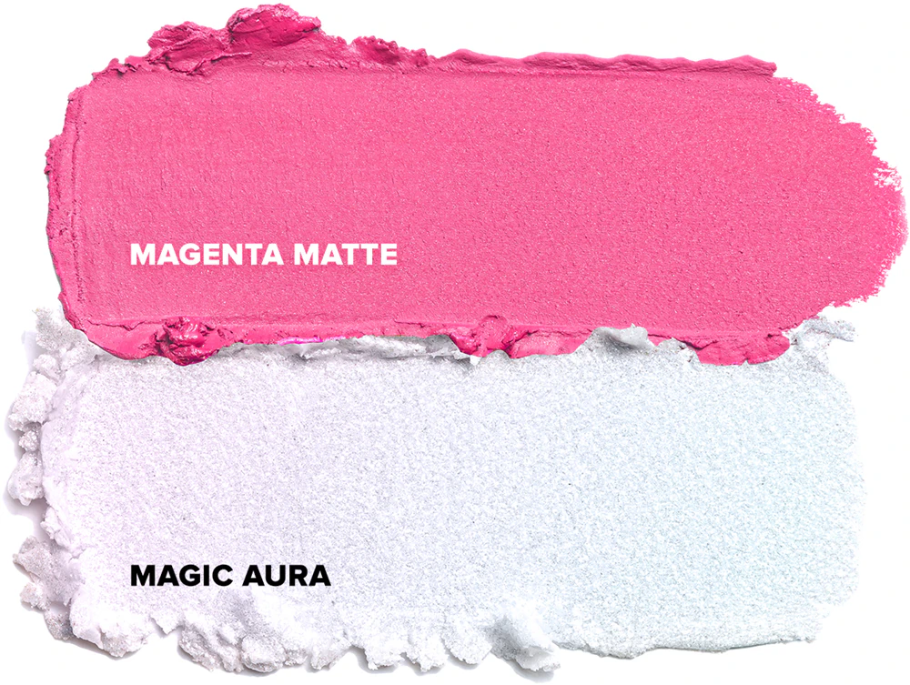 pink, silver