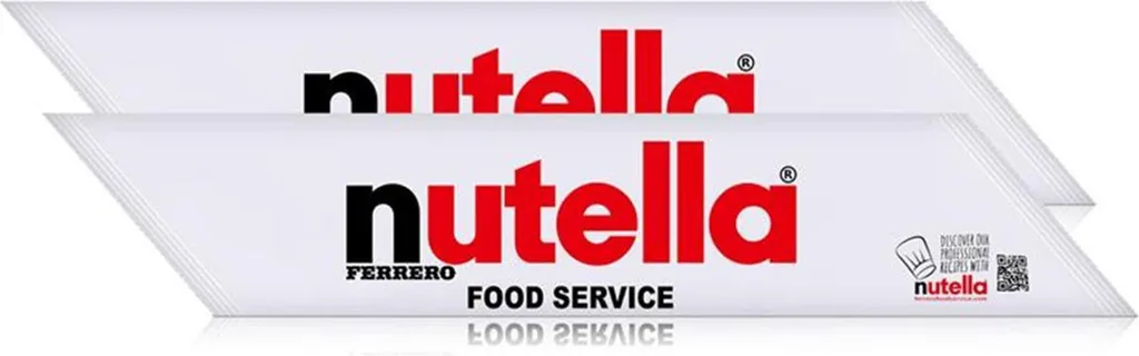 Nutella Food Service Spritzbeutel 1kg - Zum verzieren - Nuss-Nugat (2er Pack)