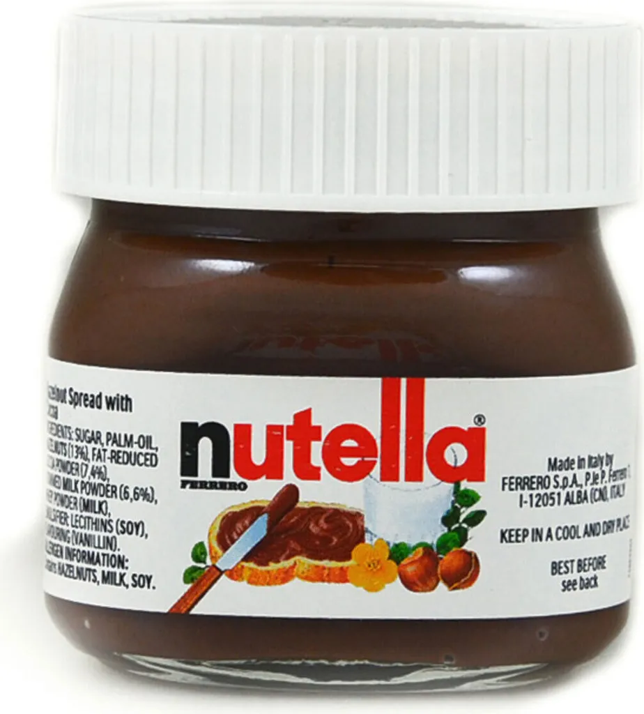 Nutella Miniglas Nuss Nougat Creme Brotaufstrich 25g 64er Pack