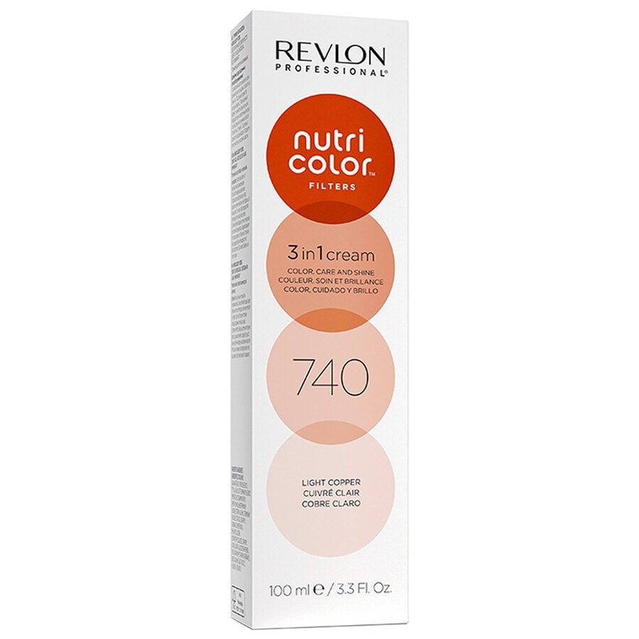 Revlon Professional Nutri Color Filters 3 in 1 Cream Nr. 740 - Medium Blond Copper Intense, 100 ml