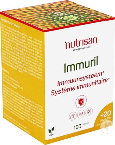 Nutrisan Immuril 100 Vegetarian Capsules + 20 V Capsules Free