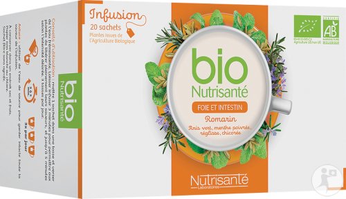 Nutrisanté Bio Liver And Gut Herbal Tea 20 Bags