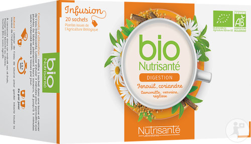 Nutrisanté Organic Digestion Herbal Tea 20 bags