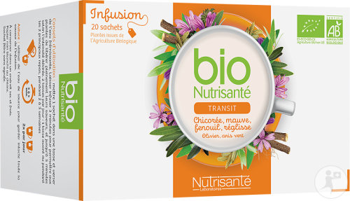 Nutrisanté Infusion Transit Bio 20 sachets