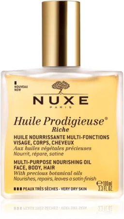 Nuxe Huile Prodigieuse Riche multifunctional dry oil for very dry skin