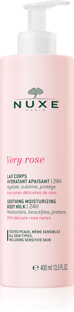 Nuxe Very Rose Soothing Moisturizing Body Milk soothing skin milk