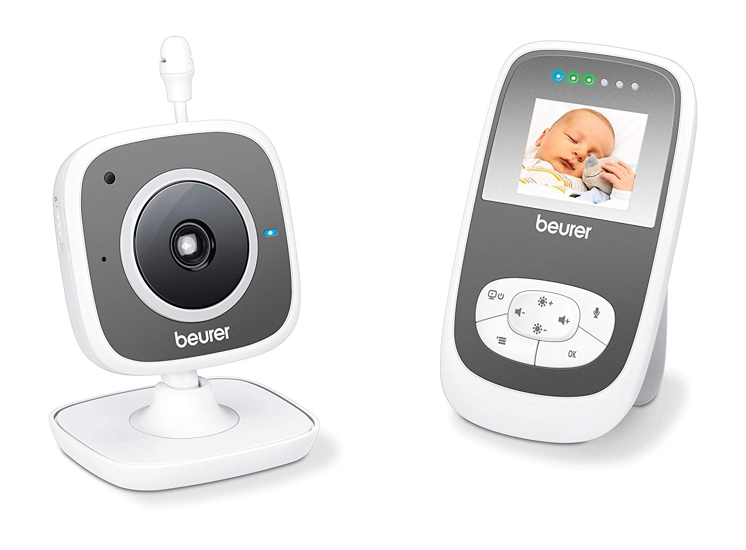 Beurer by 77 Baby Monitor, White/Grey