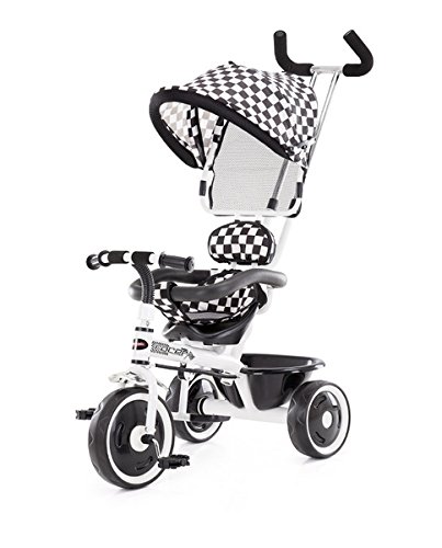 CHIPOLINO Tricycle with Canopy TRKR01504PU Race Car (Purple)