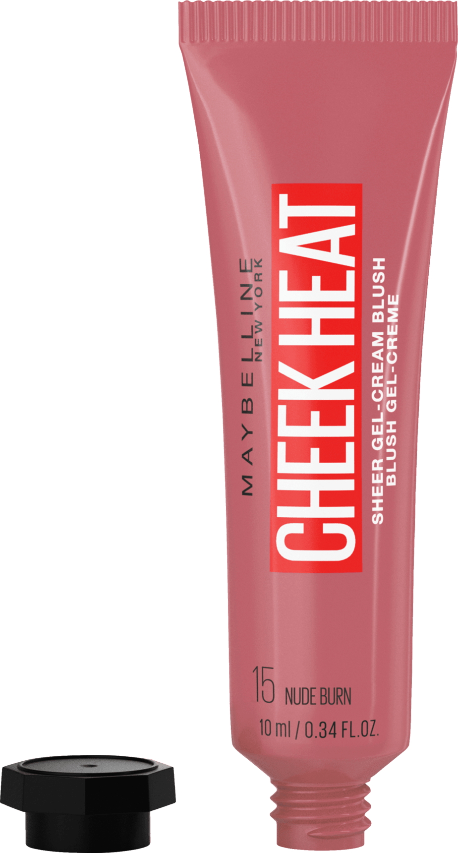 Maybelline Rouge Cheeck Heat Blush 15 Nude Burn, 10 Ml