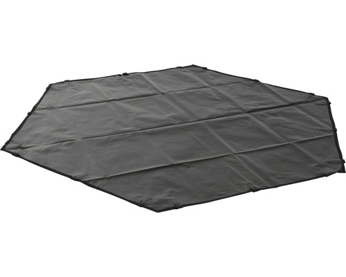 Nylon floor Kerbl for outdoor enclosures, black