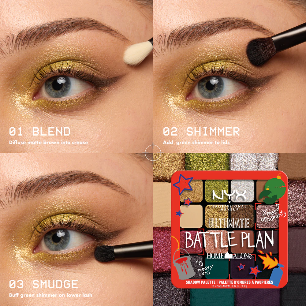 NYX Professional Makeup Home Alone Ultimate Battle Plan Eyeshadow Palette