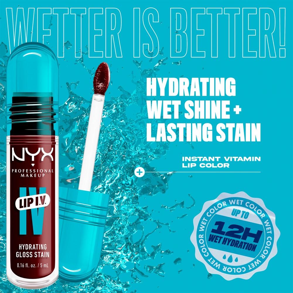 NYX Professional Makeup Lip IV long-lasting lip gloss with moisturizing effect