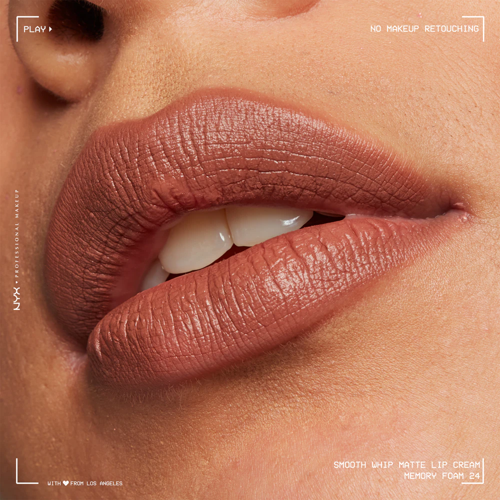 NYX Professional Makeup Smooth Whip Matte Lip Cream silky lipstick with a smoothing effect