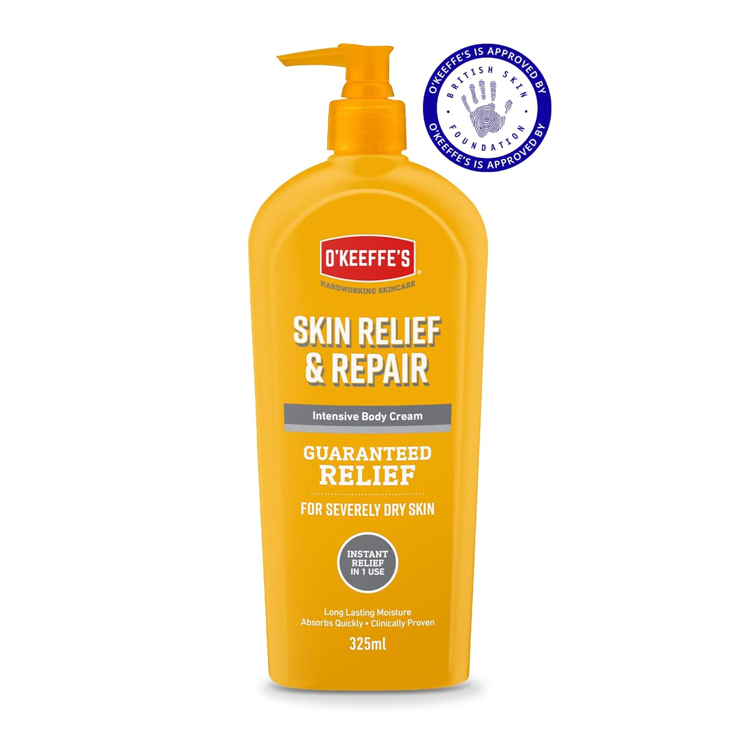 O\'Keeffe\'s Skin Repair Pump 325ml (gleiche Formel, Verpackung kann abweichen)