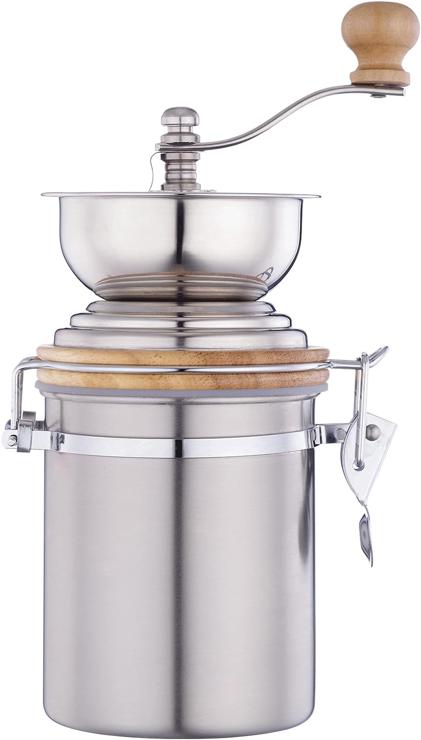 Lexnlux Stainless Steel Hand Coffee Grinder with Airtight Container