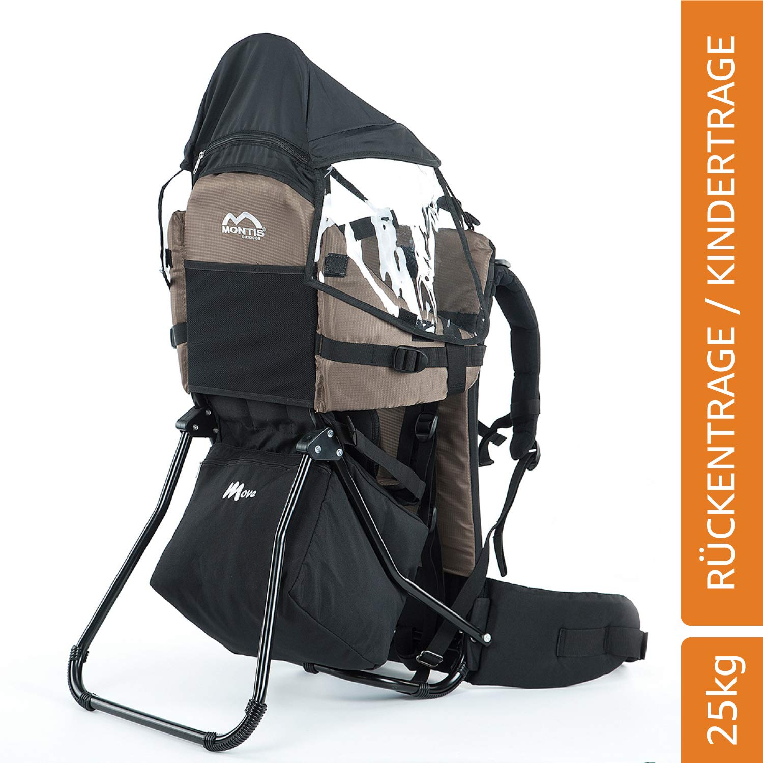 M MONTIS OUTDOOR Montis Back Carrier For Children Up To 25 Kg, Babies And Toddlers With Stab