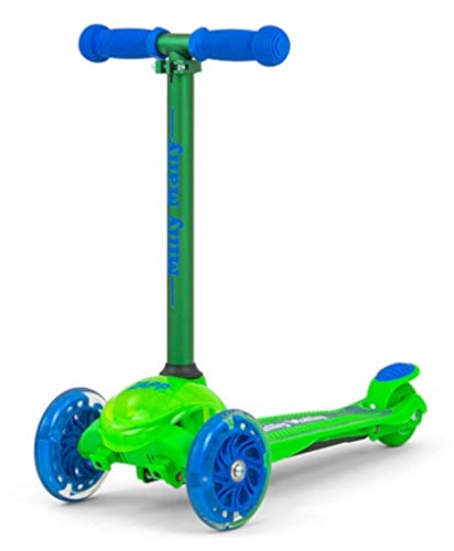 Milly Mally Zapp Kinder Roller mit 3 PU LED Rädern faltbar Scooter für Kinder ab 3 Jahren maximale Belastung 50 kg