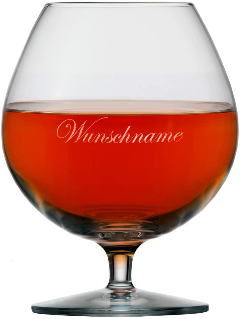 Stölzle Lausitz Engraved Brandy Glass With Your Own Name