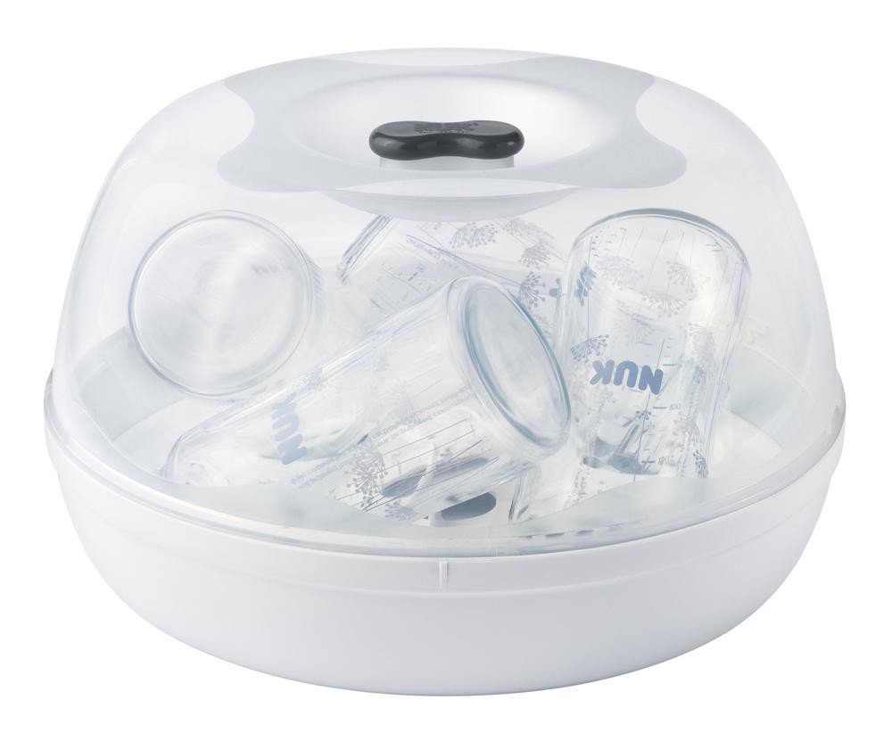 NUK 10256444 - Micro Express Plus microwave sterilizer for baby bottles