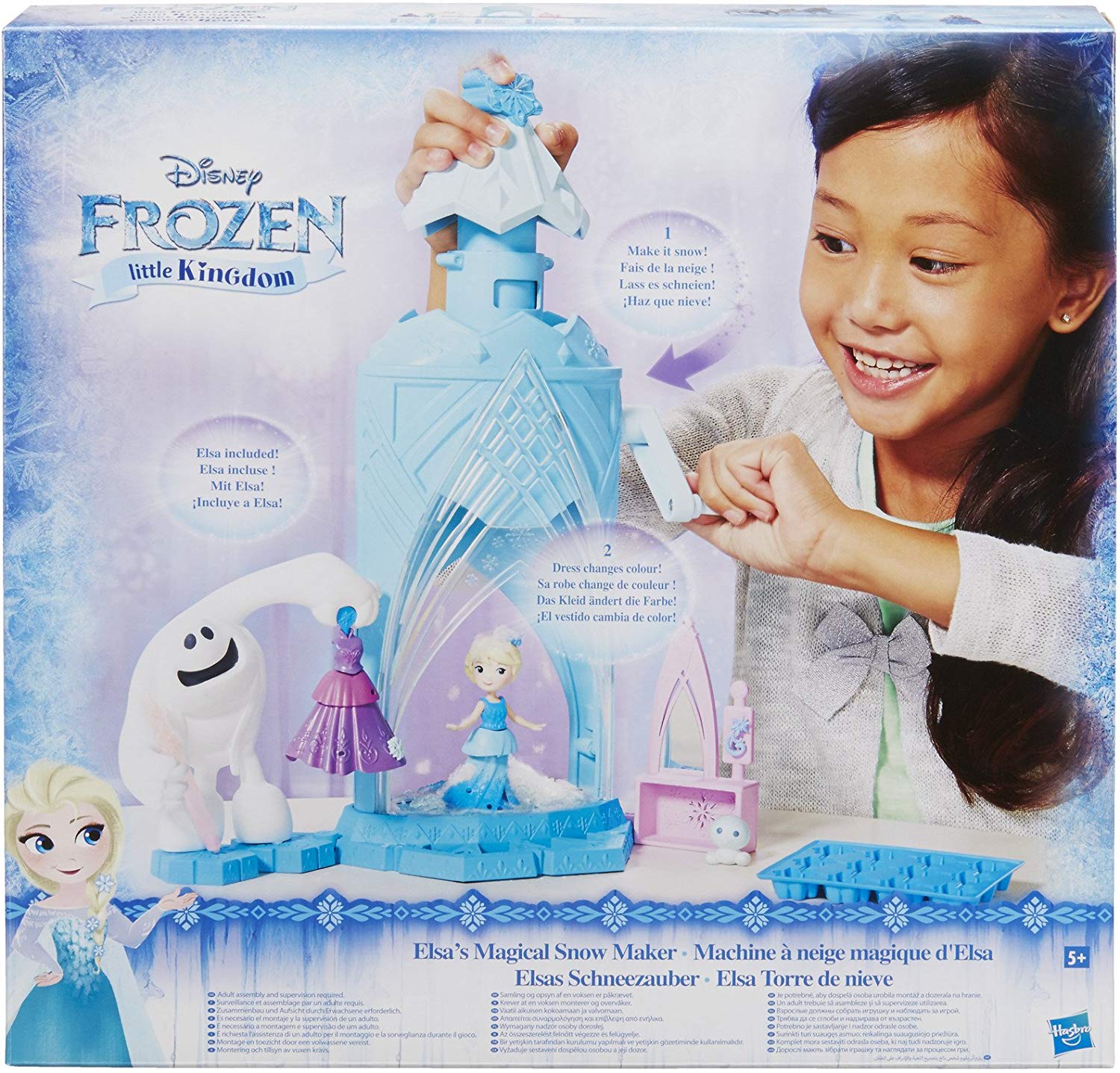 Hasbro Disney Frozen C0461Eu4 Little Kingdom Elsas Snow Magic Playset