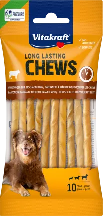 Vitakraft dog snack chewing sticks long lasting CHEWS (10 pieces), 50 g