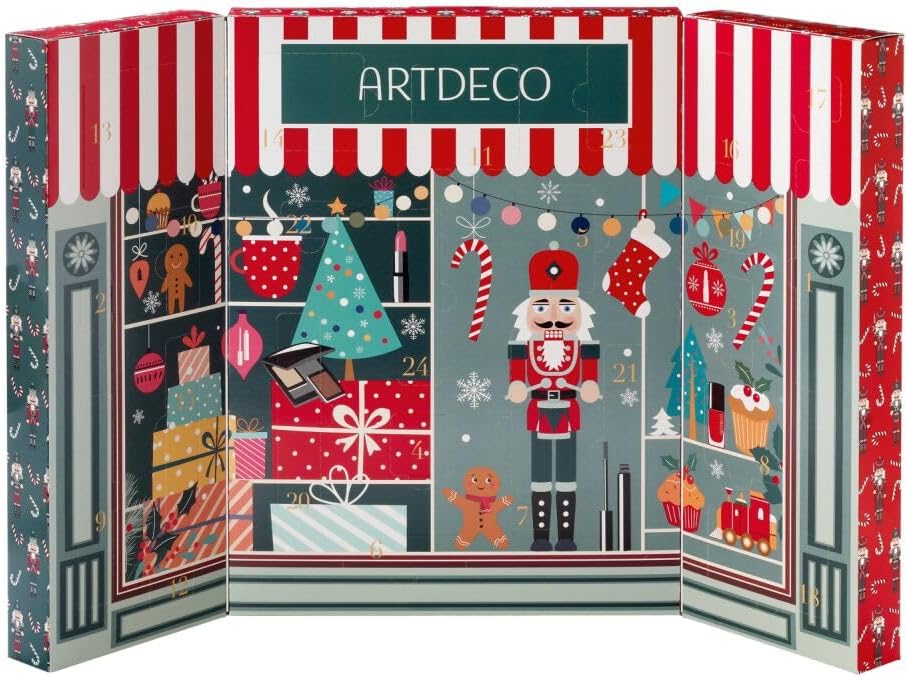 ARTDECO Advent Calendar 2024 Beauty - Women's Cosmetics Advent Calendar Art Deco 24 Gifts Worth 300 €, Care Christmas Calendar Woman, Advent Calendar Women