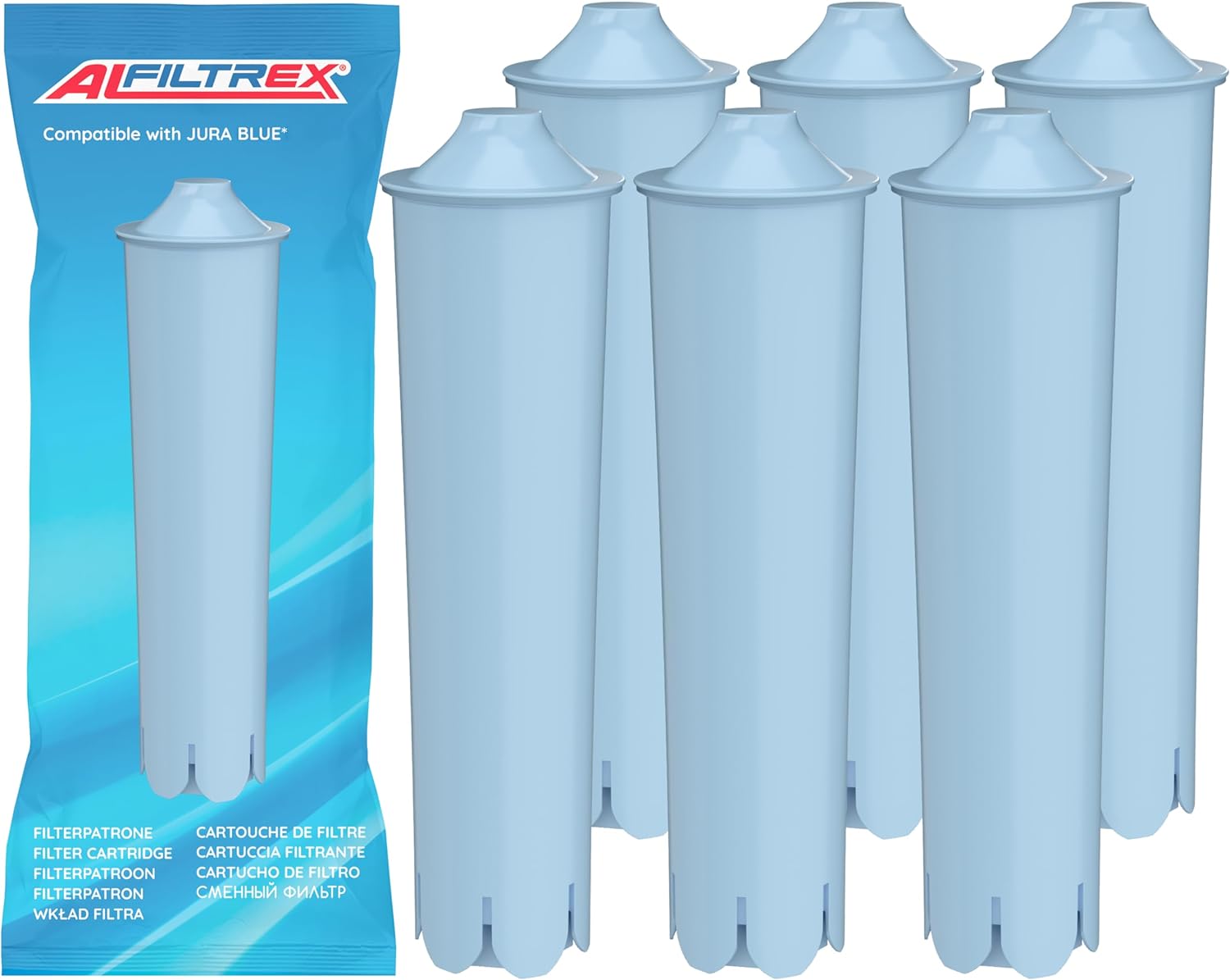 ALFILTREX Water Filter Cartridges Compatible with Claris Blue Filter Cartridge for Co