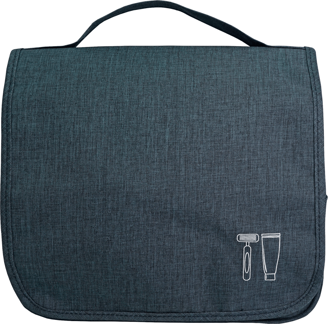 Toiletry Bag Men Polyester For Hanging Blue, 1 Pc