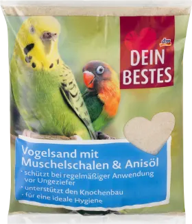 Small animal litter, bird sand with shell grit & anise oil, 2.5 kg