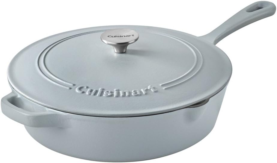 Cuisinart Cast Iron Chicken Fryer 12" Matt Gray