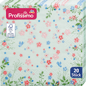 Cocktail napkins \"Flower meadow\" (25x25 cm), 20 pcs