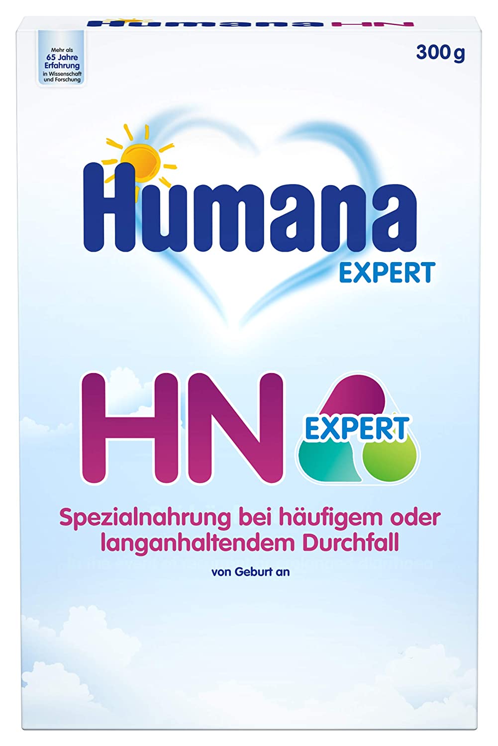 Humana HN Expert, von Geburt an, Spezialnahrung bei häufigem oder langanhaltendem Durchfall, unterstützt die Normalisierung des Stuhlbildes, mit Banane, 300 g