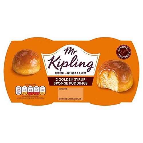 Mr Kipling Dessert-Kuchen mit Goldsaft - 108g - 6er-Packung
