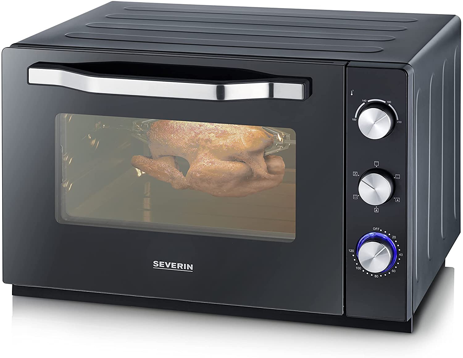 SEVERIN XXL baking and toast oven with convection function, oven with grill