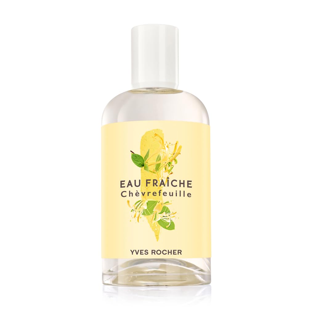 Yves Rocher LA COLLECTION Eau Fraîche Honeysuckle 100 ml | Refreshing Eau de Toilette for Women with a Floral Sweet Fragrance