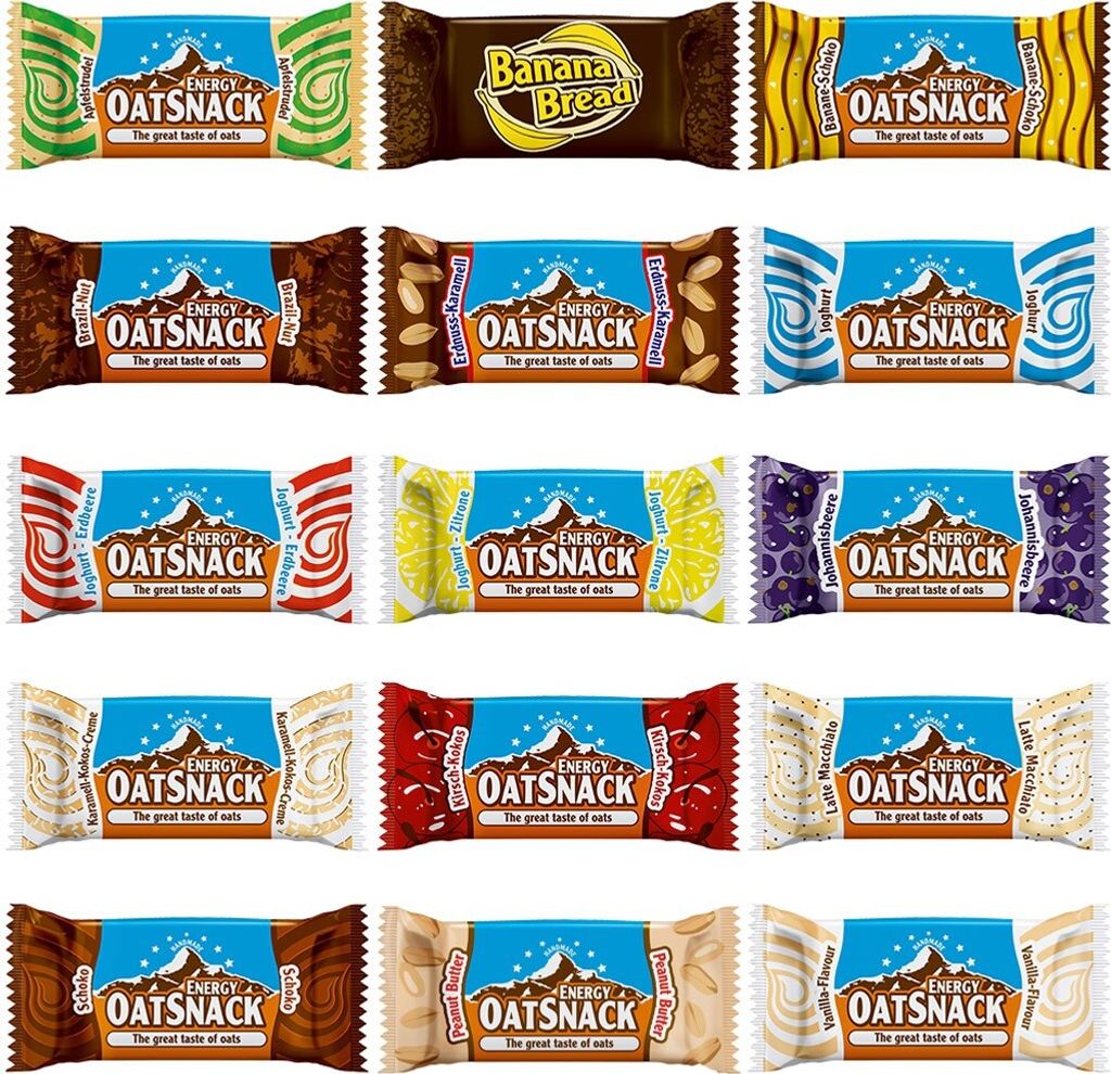 Oat Snack - Mix Box - 15 Riegel - 980g