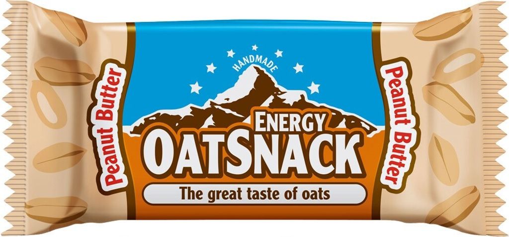 Oat Snack Riegel, 1 x 65 g Riegel, Geschmack: Peanutbutter