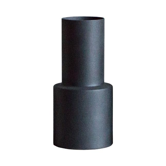 Oblong Vase Cast Iron (Black)