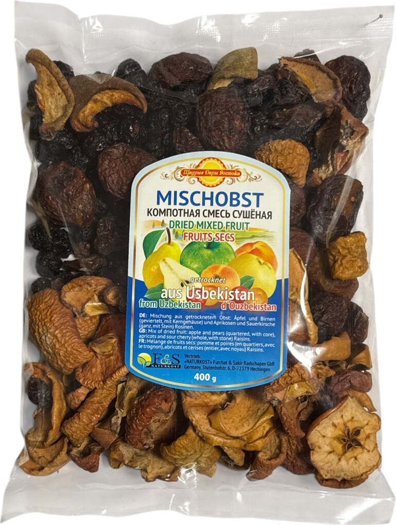 Fruit Mixed Fruit Mixture of Dried Fruit 400 g