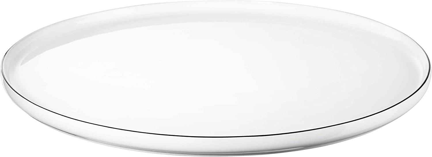 ASA Ocoligne Plate, Porcelain, White, 32 cm