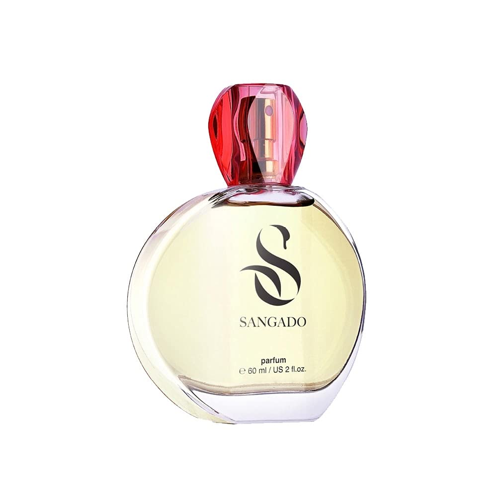 Sangado Lira Perfume for Women, 8-10 Hours Long-Lasting, LuxuriousLy Fragrant, Ambra Fougere, Delicate French Essences, Extra Concentrated (Perfume), Modern, Refined, 60 ml