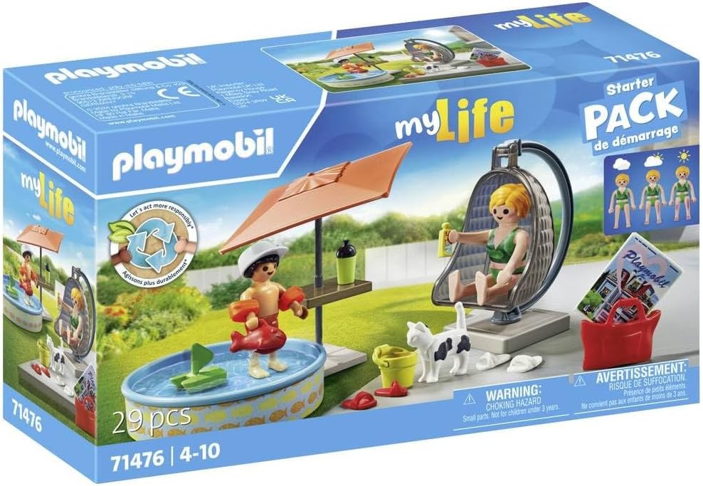 PLAYMOBIL My Life 71476 Paddling Fun at Home from 4 Years