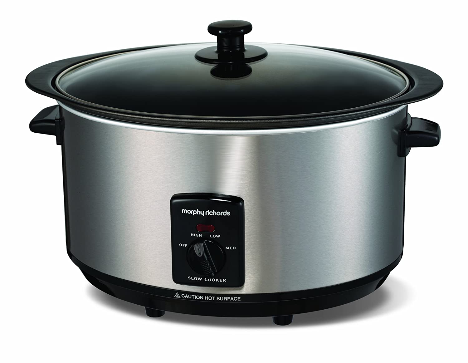 Morphy Richards Accents 48705 Sear and Stew Slow Cooker 6.5 Litres - Brushed