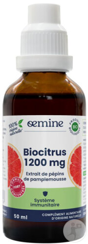Oemine Biocitrus 1200mg organic bottle 50ml