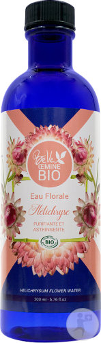 Oemine floral water Helichryse bottle organic 200ml