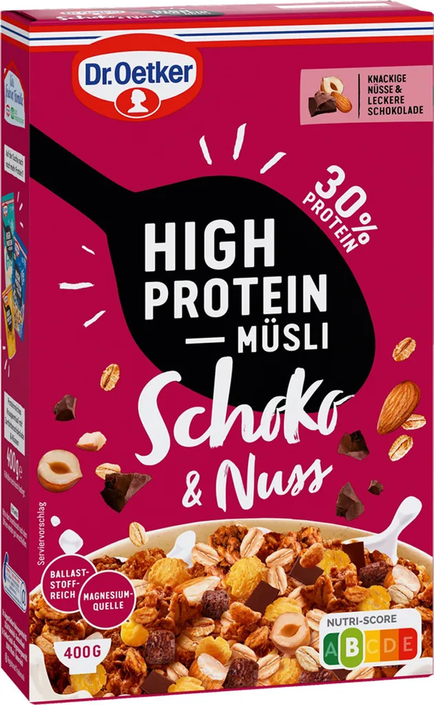 Oetker Schoko & Nuss Müsli 0,4 Kg