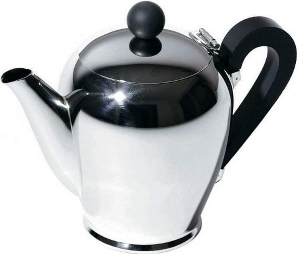 Officina Alessi Bombe Coffee Pot, Silver